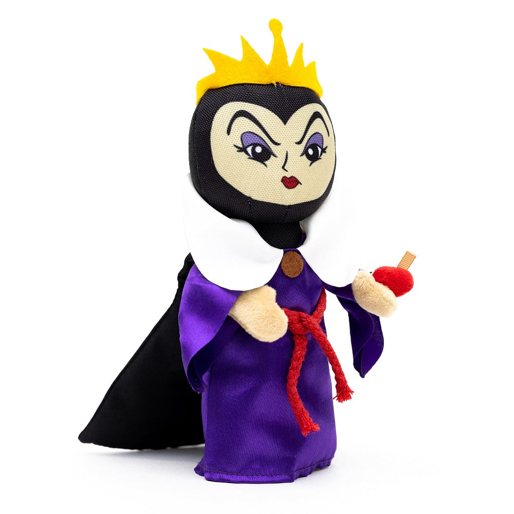 Dog Toy Squeaker Plush - Snow White Villain the Evil Queen with Apple Full Body Standing Pose Dog Toy Squeaky Plush Disney