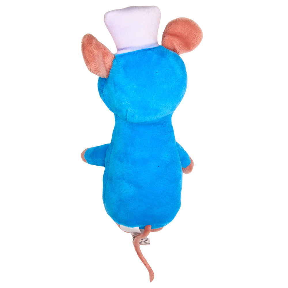 Dog Toy Squeaker Plush - Ratatouille Chef Remy Rat Full Body Pose Dog Toy Squeaky Plush Disney