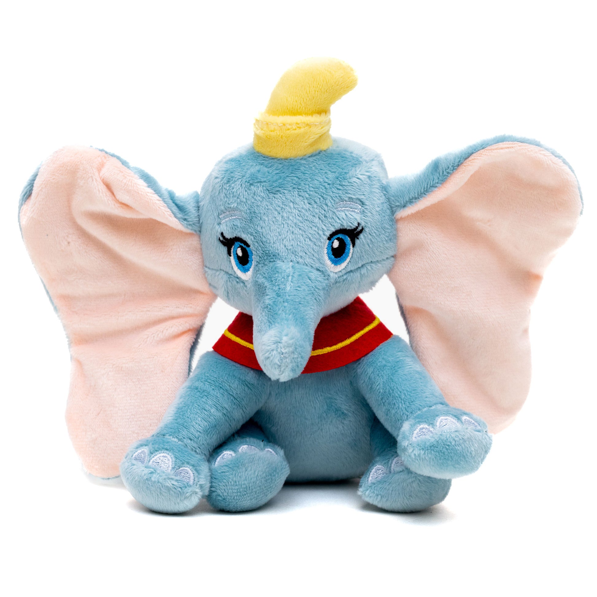 Dog Toy Squeaker Plush - Dumbo Full Body Sitting Pose Gray Dog Toy Squeaky Plush Disney