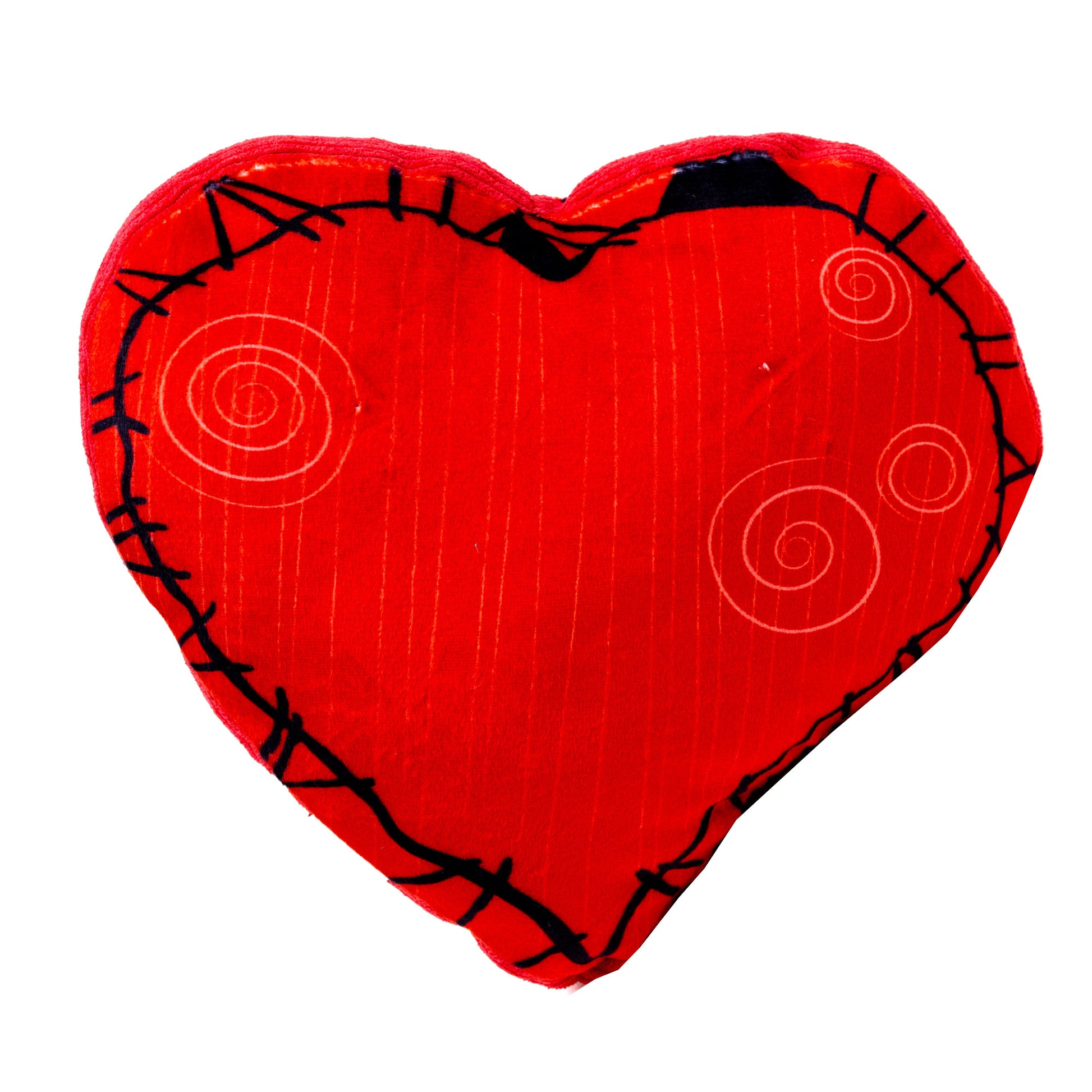 Dog Toy Squeaker Plush - The Nightmare Before Christmas Jack and Sally Heart Pose Dog Toy Squeaky Plush Disney