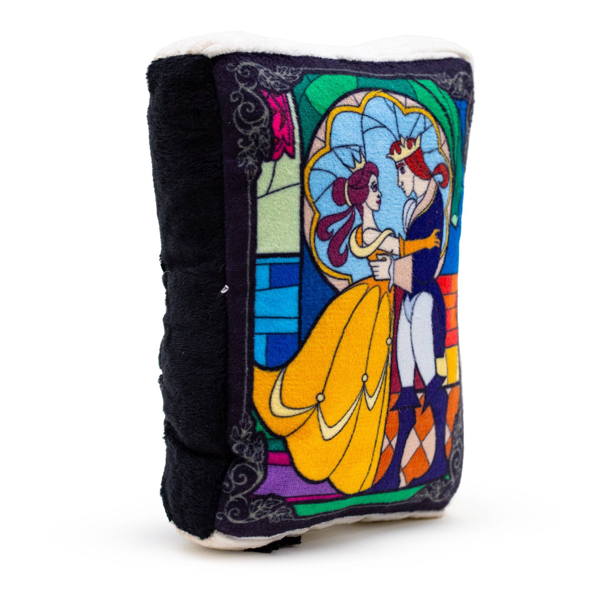 Dog Toy Squeaker Plush - Disney Beauty and the Beast Book Replica Dog Toy Squeaky Plush Disney