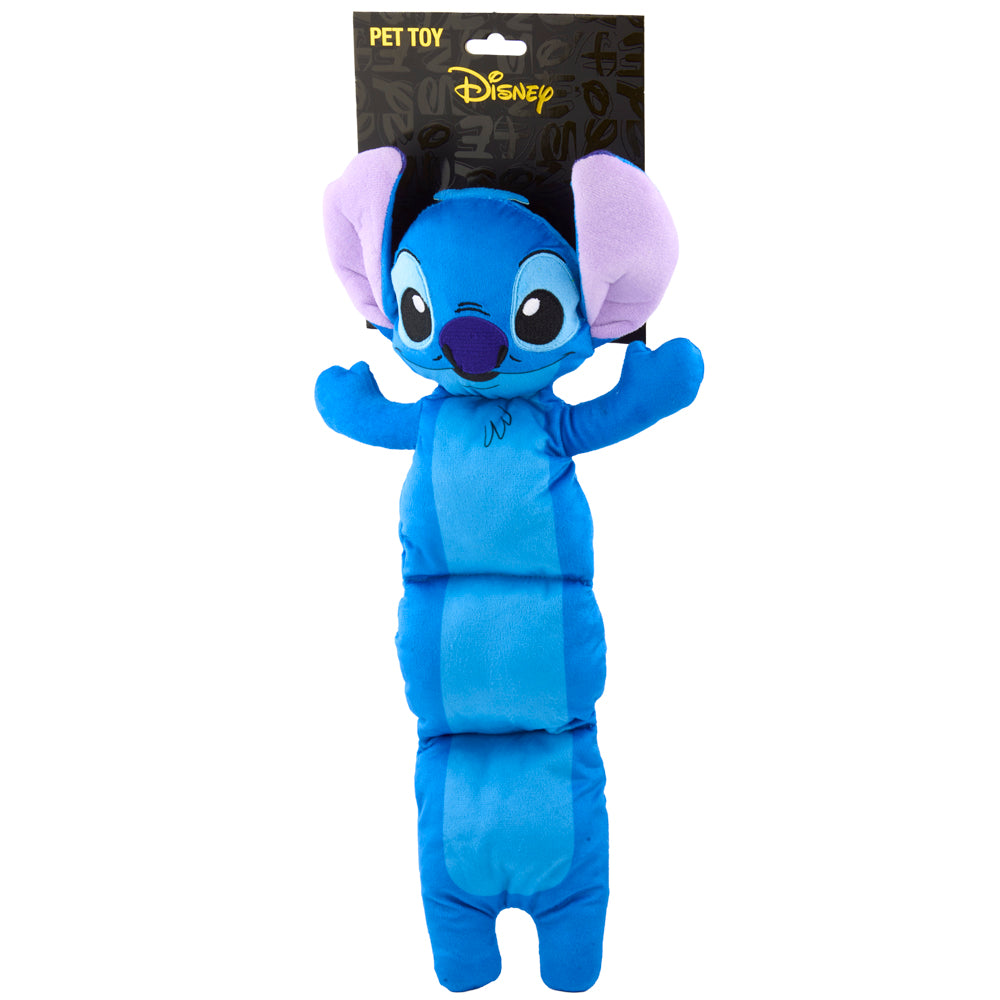 Dog Toy Multi Squeaker Plush - Lilo and Stitch Stitch Arms Up Pose Blue Dog Toy Squeaky Plush Disney