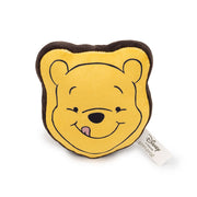 Dog Toy Squeaker Plush - Winnie the Pooh Smiling Face Yellow Dog Toy Squeaky Plush Disney