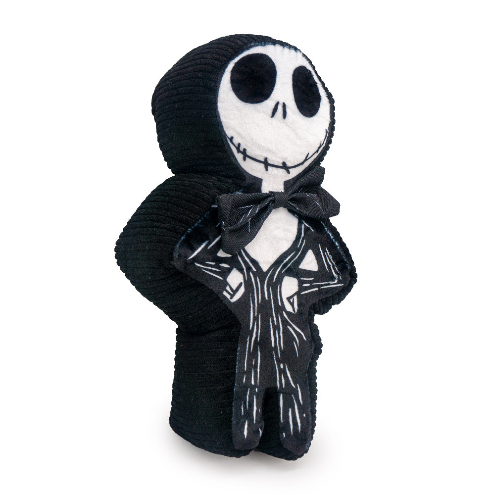 Dog Toy Squeaker Plush - A Nightmare Before Christmas Jack Skellington Standing Pose Black Dog Toy Squeaky Plush Disney