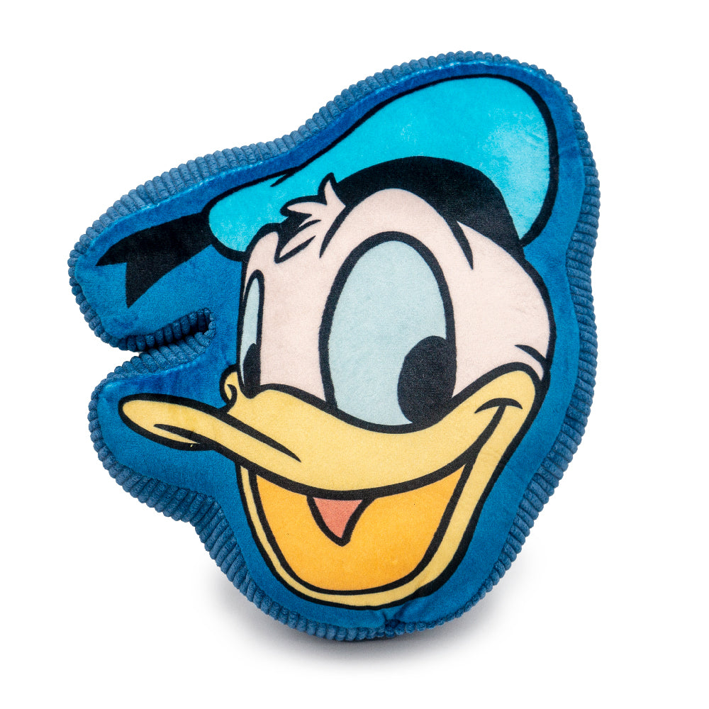 Dog Toy Squeaker Plush - Disney Donald Duck Smiling Face Blue Dog Toy Squeaky Plush Disney