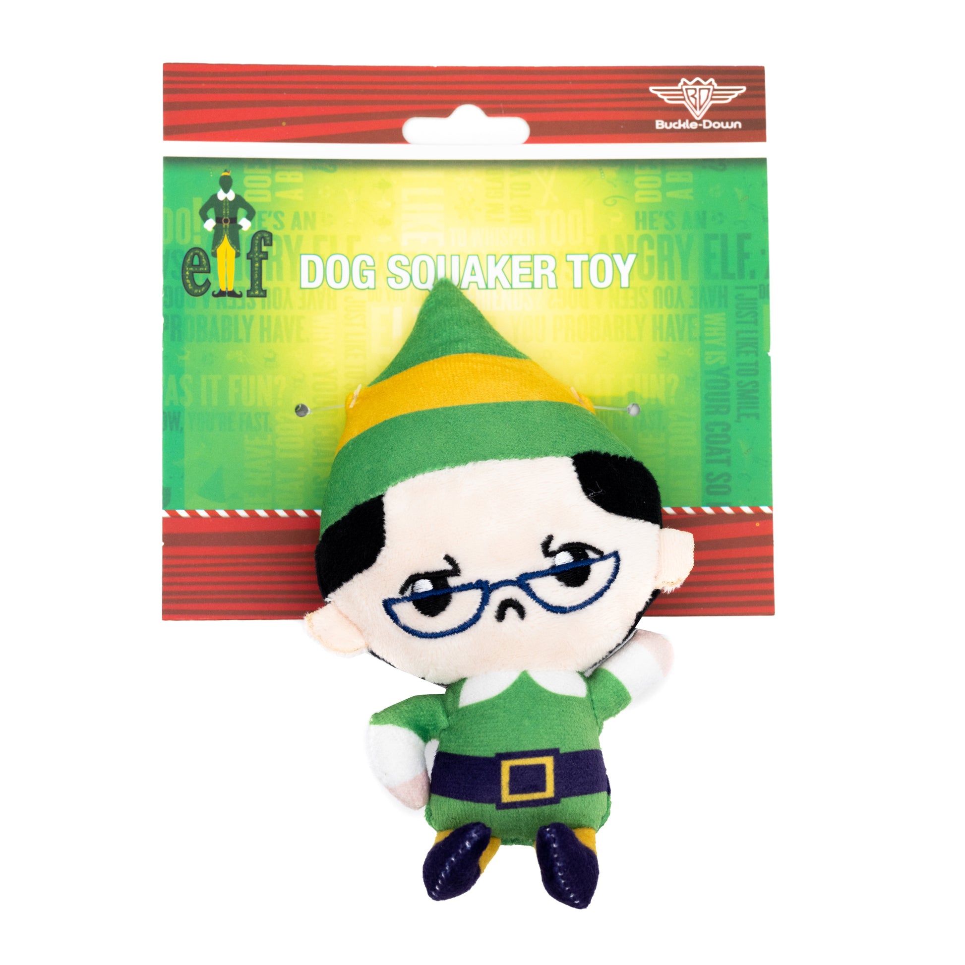Dog Toy Squeaker Plush - Elf Chibi Papa Elf Full Body Pose Dog Toy Squeaky Plush Elf