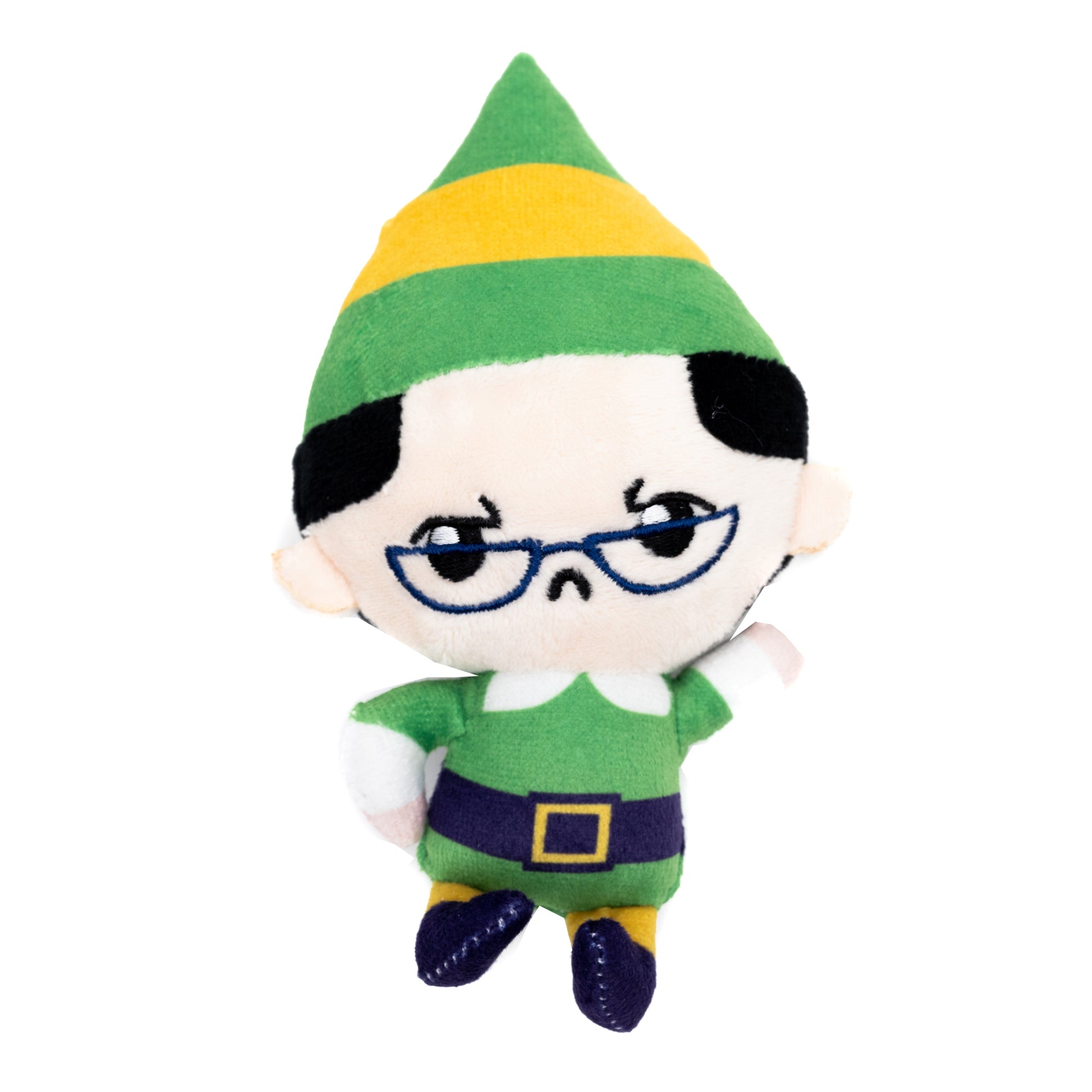 Dog Toy Squeaker Plush - Elf Chibi Papa Elf Full Body Pose Dog Toy Squeaky Plush Elf