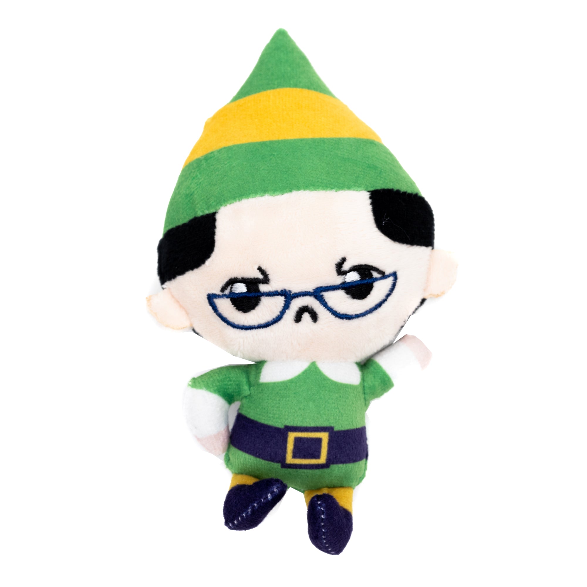 Dog Toy Squeaker Plush - Elf Chibi Papa Elf Full Body Pose Dog Toy Squeaky Plush Elf