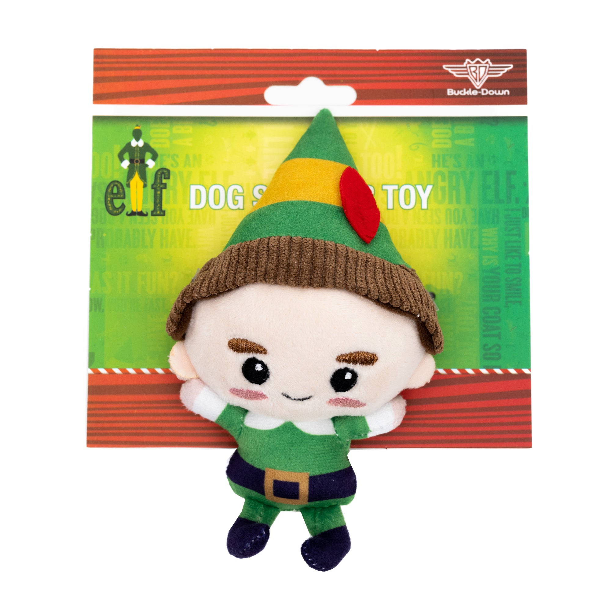 Dog Toy Squeaker Plush - Elf Chibi Buddy Full Body Pose Dog Toy Squeaky Plush Elf