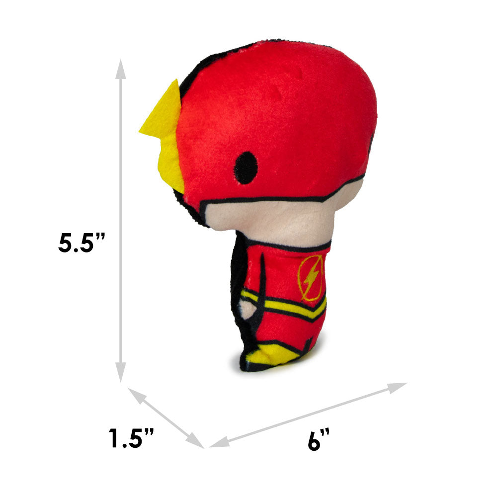 Dog Toy Plush - Chibi Flash Standing Pose Dog Toy Squeaky Plush DC Comics