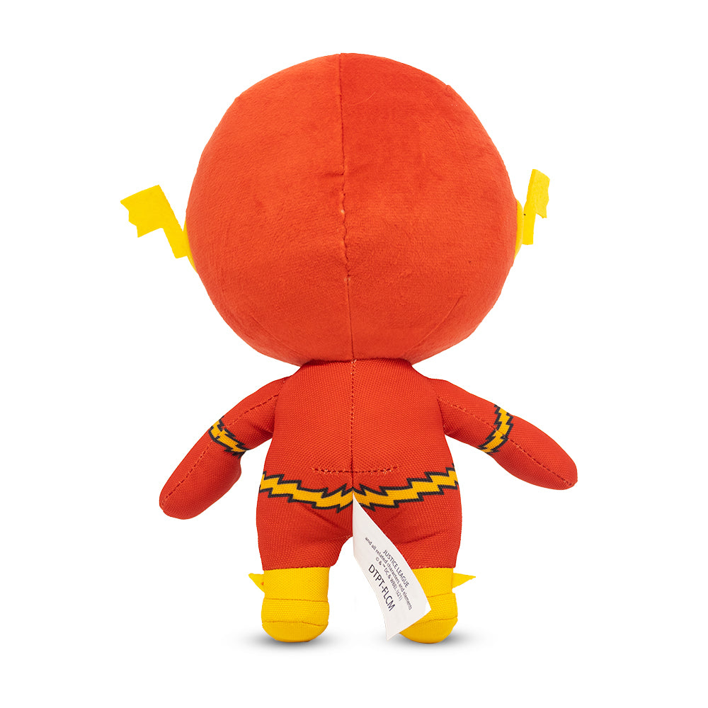 Dog Toy Squeaker Plush - DC Super Friends Collection Chibi Flash Full Body Standing Pose Dog Toy Squeaky Plush DC Comics