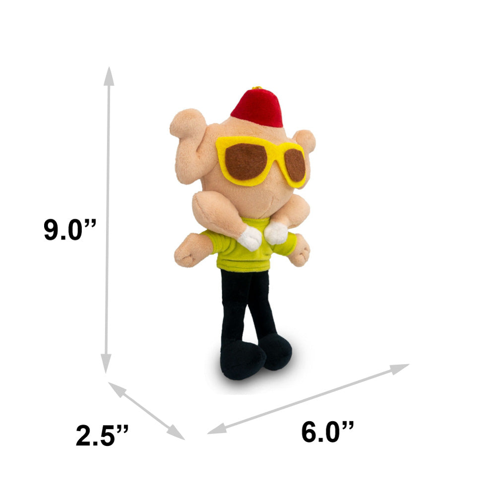 Dog Toy Squeaker Plush - Friends Monica's Turkey Head Pose Dog Toy Squeaky Plush Friends