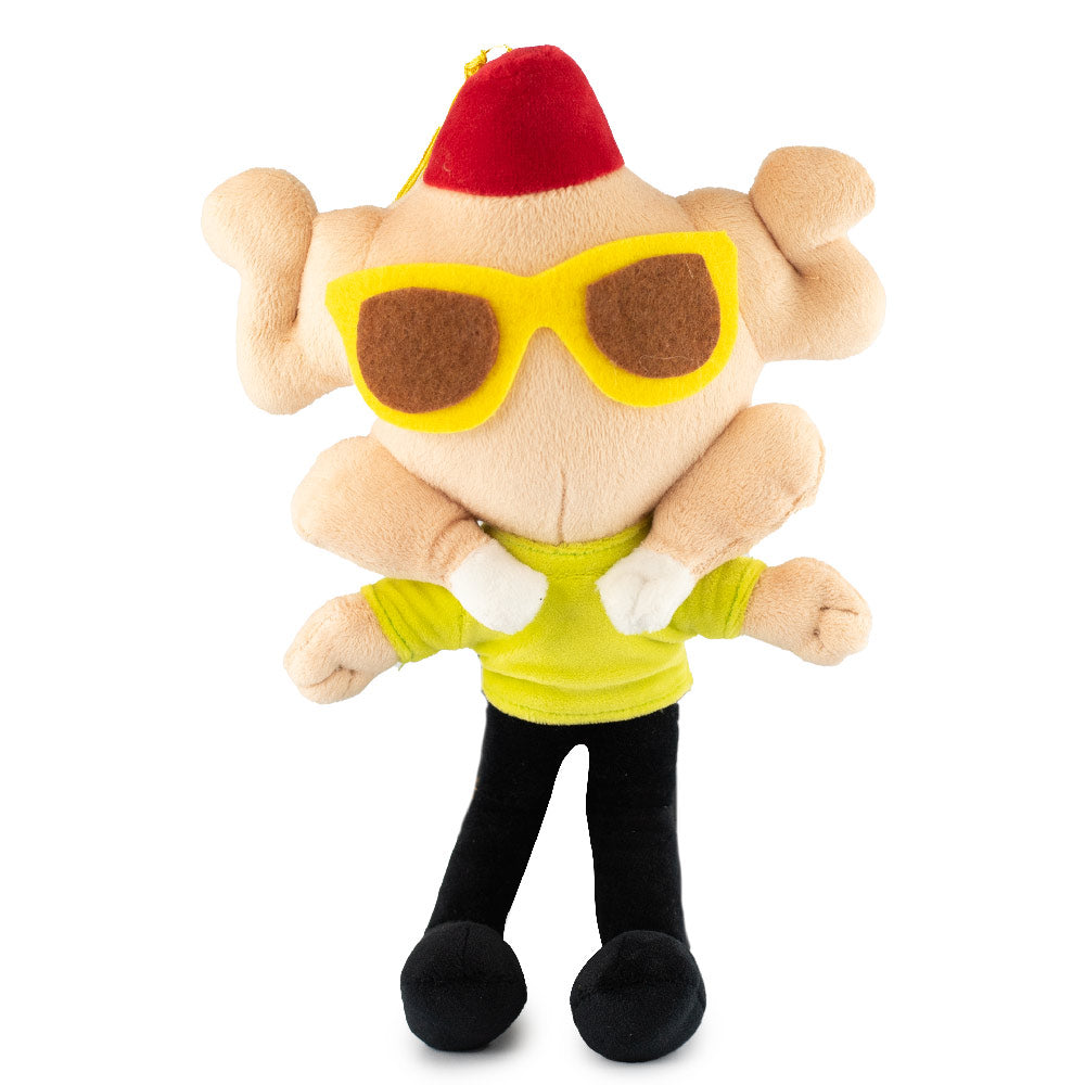 Dog Toy Squeaker Plush - Friends Monica's Turkey Head Pose Dog Toy Squeaky Plush Friends