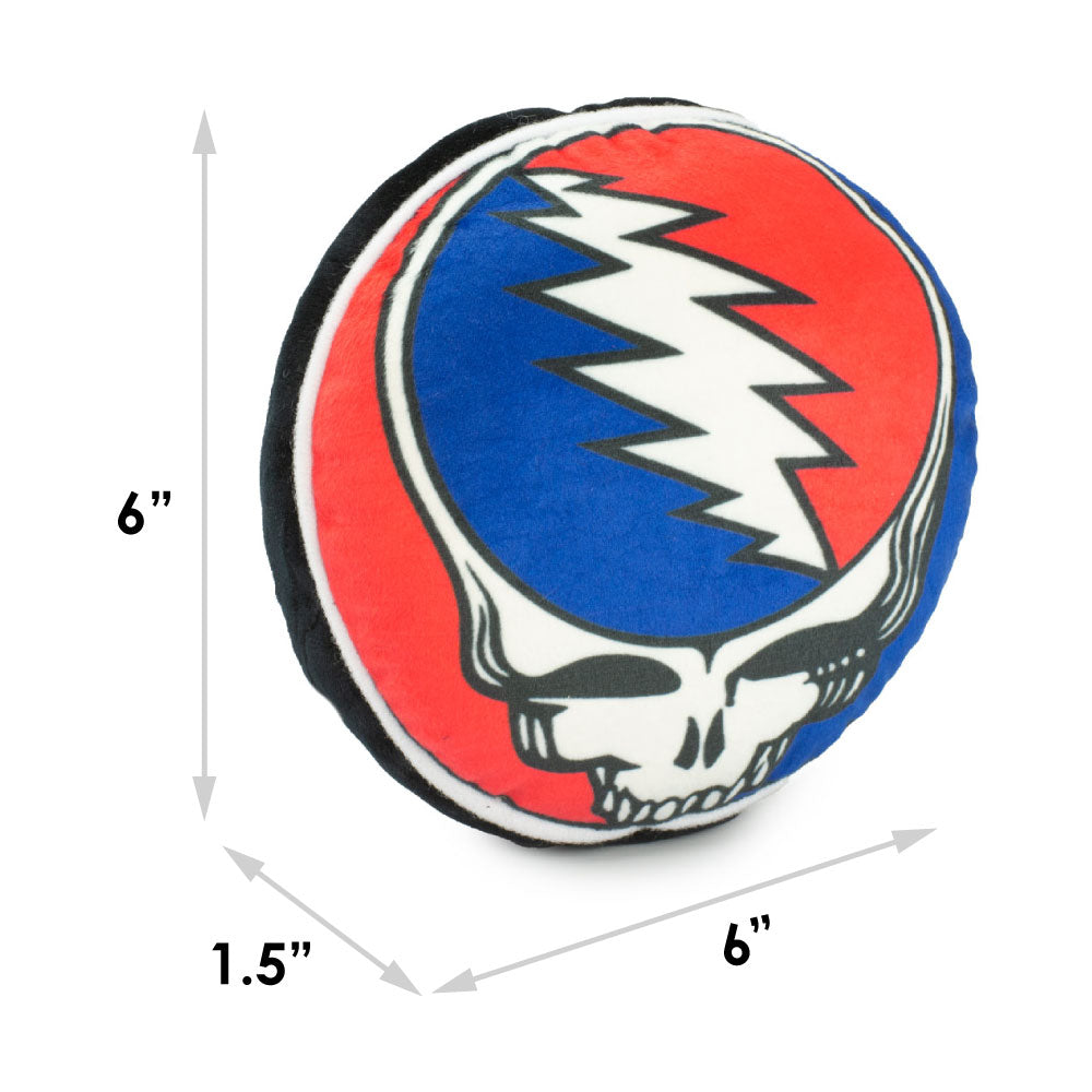 Dog Toy Squeaker Plush - Grateful Dead Steal Your Face Skull + GOOD OL GRATEFUL DEAD Dog Toy Squeaky Plush Grateful Dead