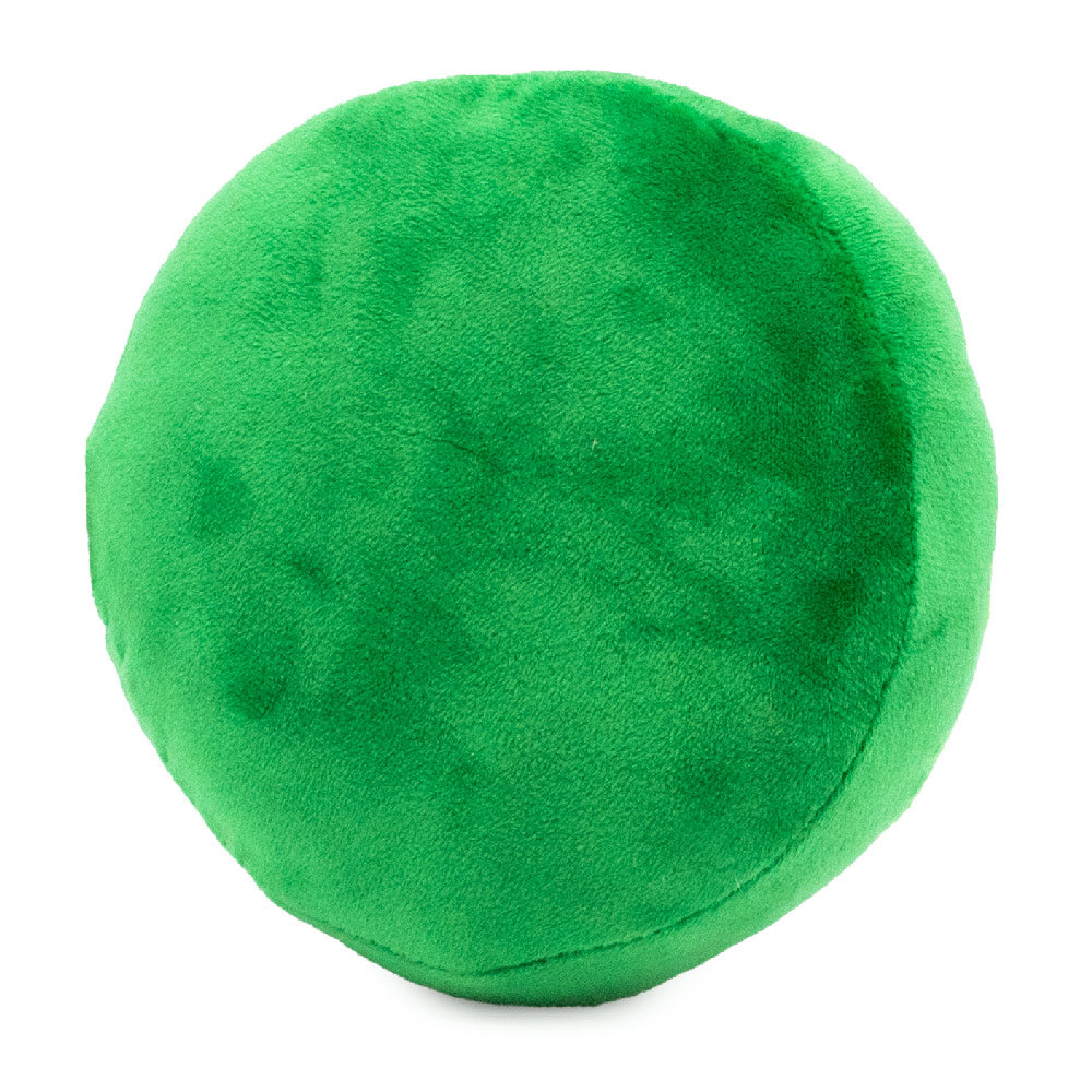 Dog Toy Squeaker Plush - Green Lantern Logo Round Dog Toy Squeaky Plush DC Comics