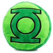 Dog Toy Squeaker Plush - Green Lantern Logo Round Dog Toy Squeaky Plush DC Comics