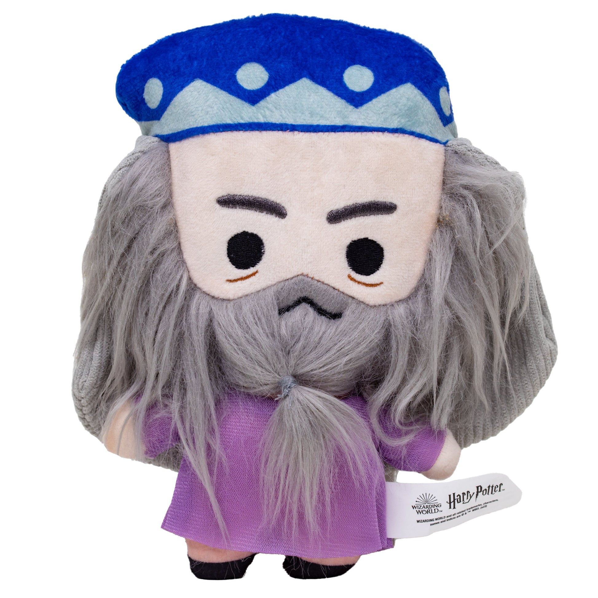 Dog Toy Squeaker Plush - Harry Potter Dumbledore Standing Charm Full Body Pose Dog Toy Squeaky Plush Harry Potter