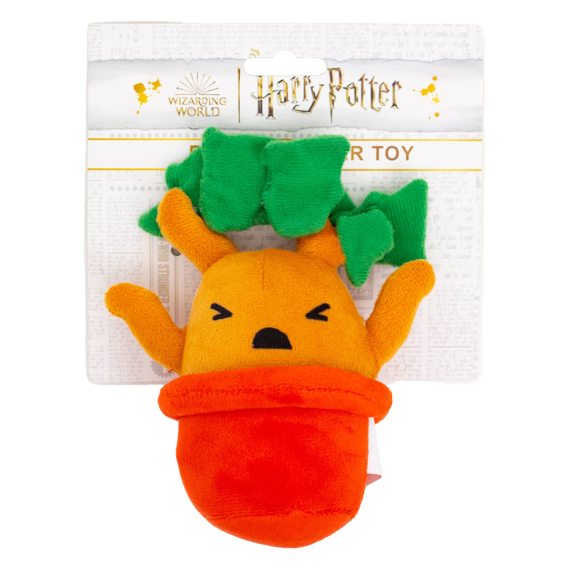 Dog Toy Squeaker Plush - Harry Potter Mandrake Root Charm Dog Toy Squeaky Plush Harry Potter
