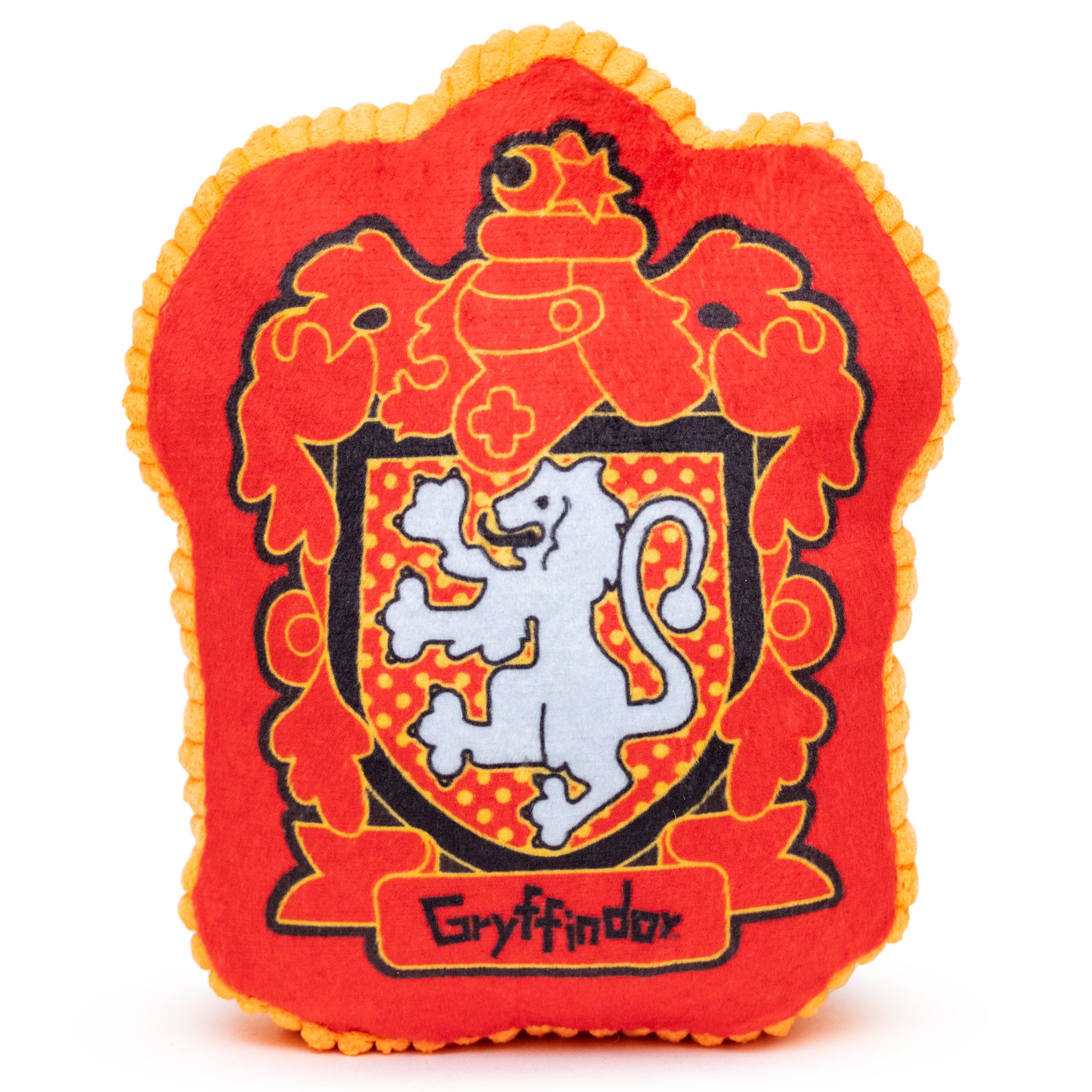 Dog Toy Squeaker Plush - Harry Potter Gryffindor Lion Charm Crest Red Dog Toy Squeaky Plush The Wizarding World of Harry Potter