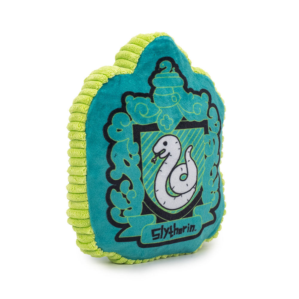 Dog Toy Squeaker Plush - Harry Potter Slytherin Snake Charm Crest Blues Dog Toy Squeaky Plush Harry Potter