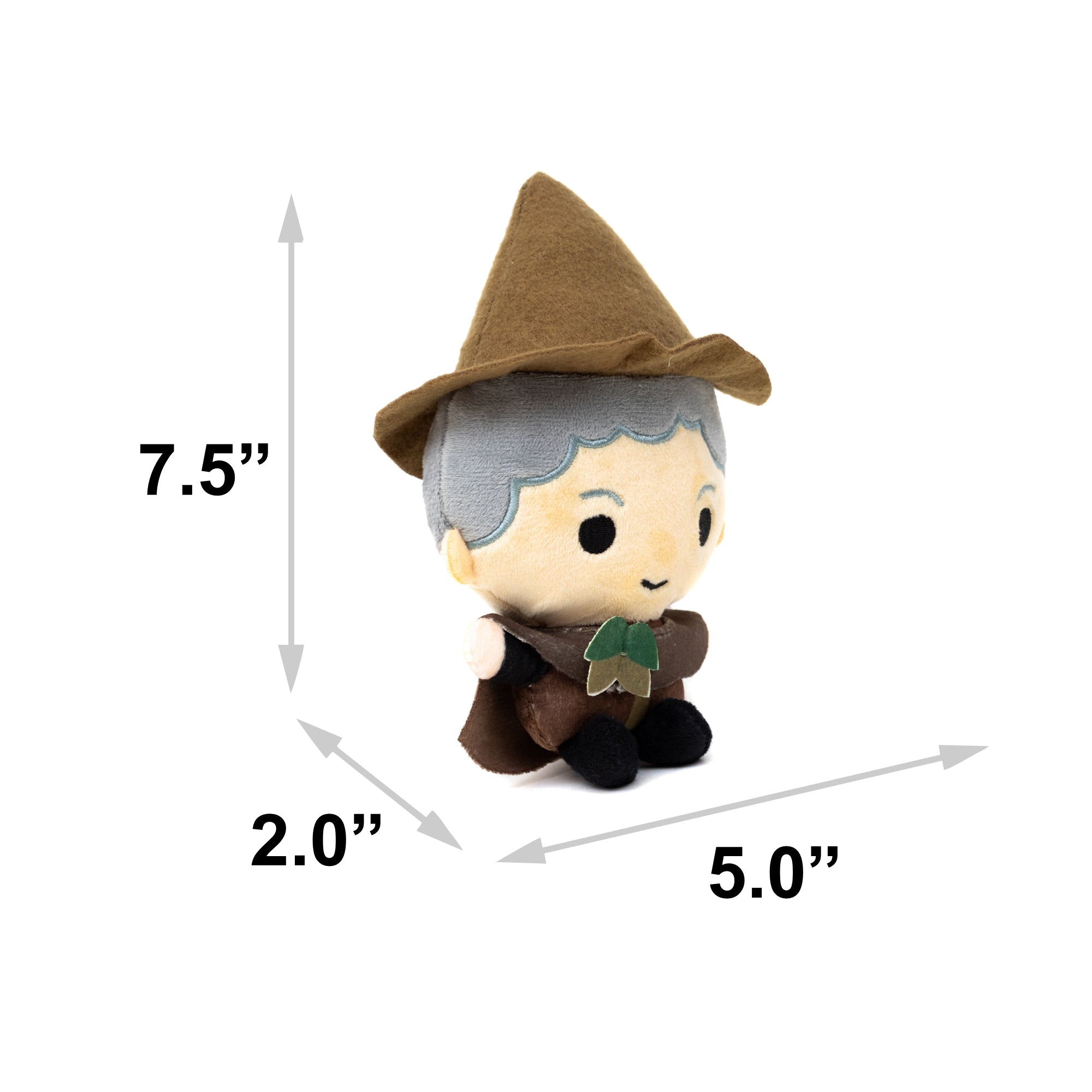 Dog Toy Squeaker Plush - Harry Potter Professor Pomona Sprout Standing Charm Full Body Pose Dog Toy Squeaky Plush Harry Potter