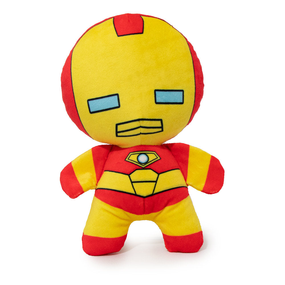 Dog Toy Squeaky Plush - Kawaii Iron Man Standing Pose Dog Toy Squeaky Plush Marvel Comics