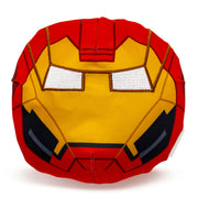 Dog Toy Ballistic Squeaker - Iron Man Face Red Dog Toy Squeaky Plush Marvel Comics