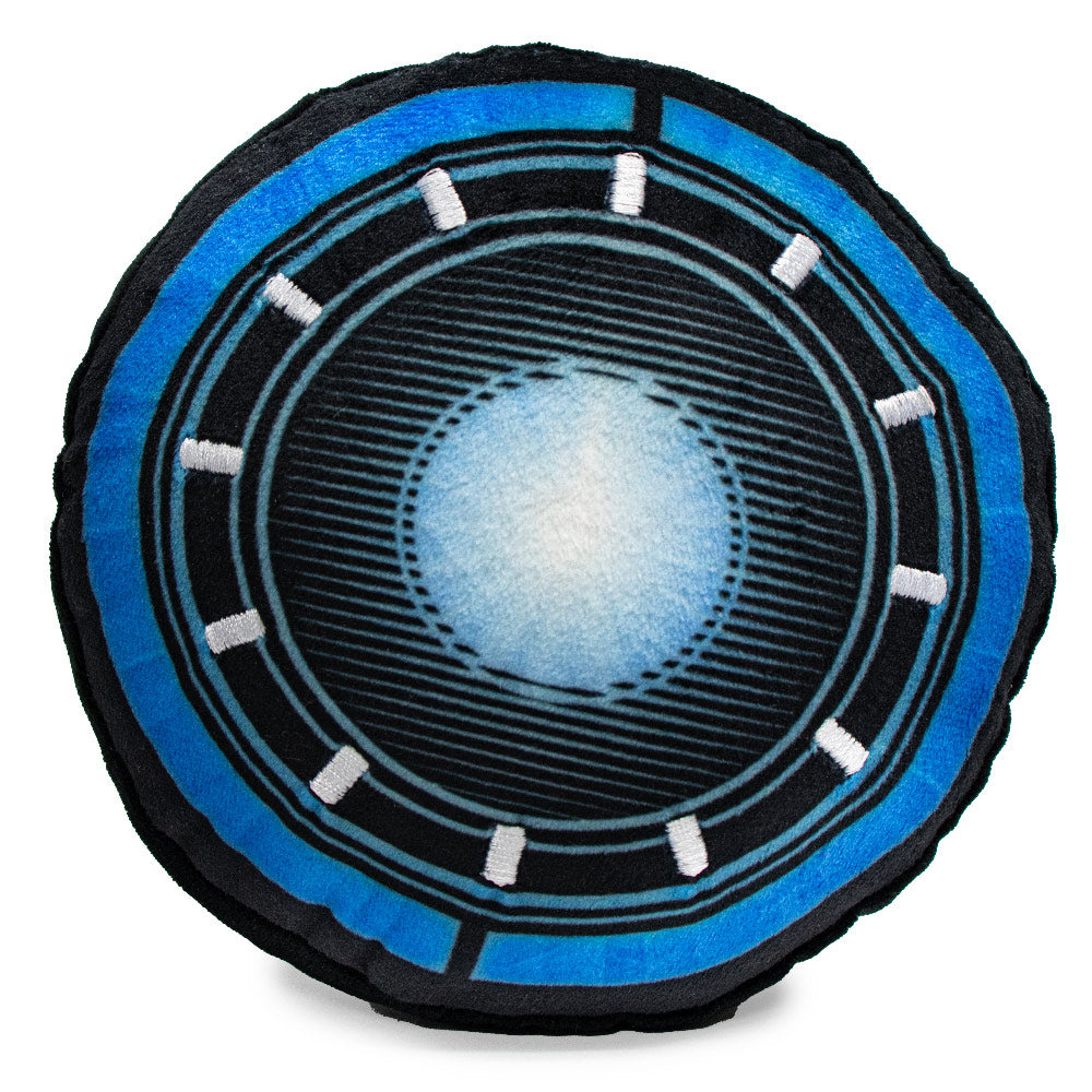 Dog Toy Plush - 6-INCH - Iron Man Arc Reactor Black Blues Dog Toy Squeaky Plush Marvel Comics