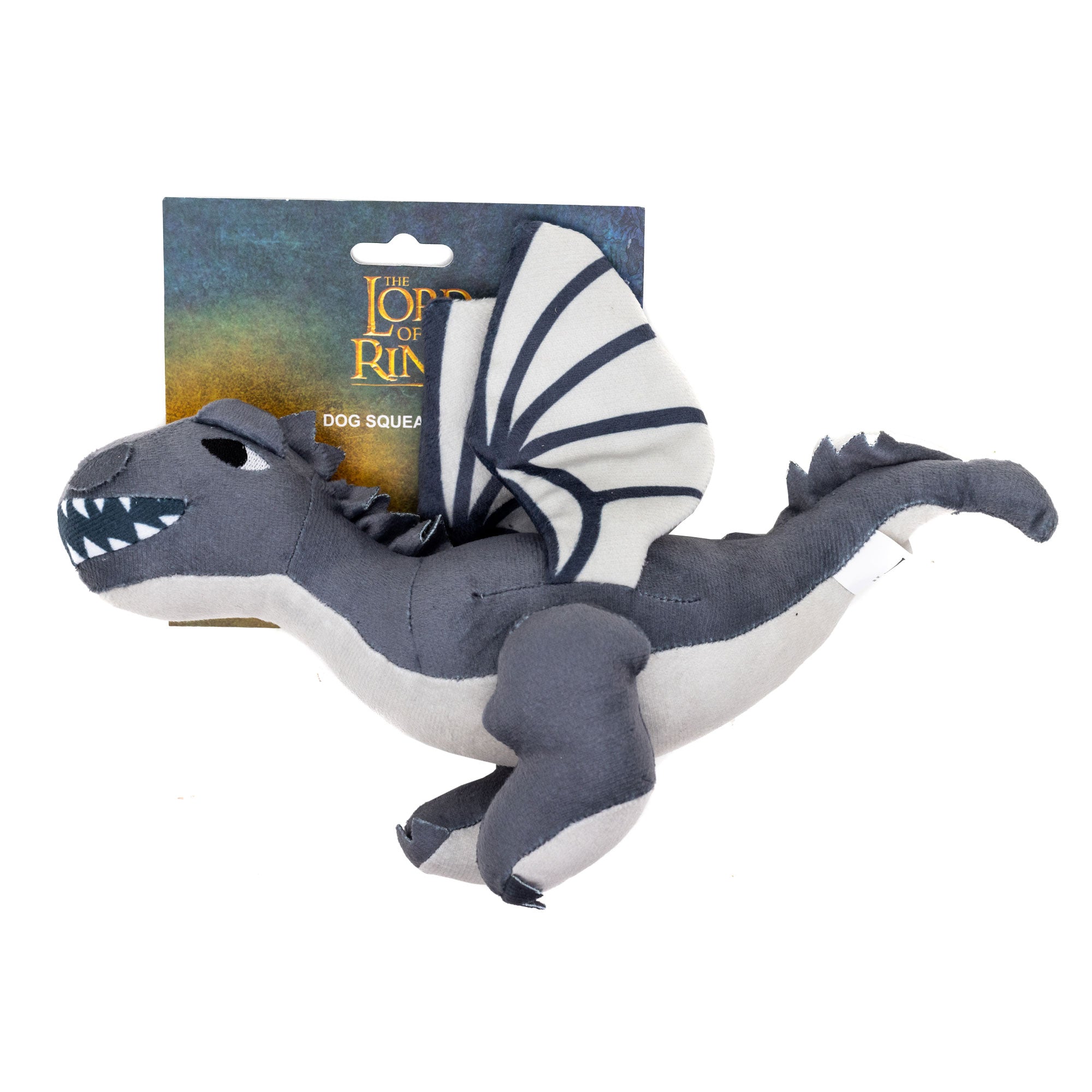 Dog Toy Squeaker Plush - The Lord of the Rings Smaug Dragon Full Body Pose Dog Toy Squeaky Plush The Lord of the Rings