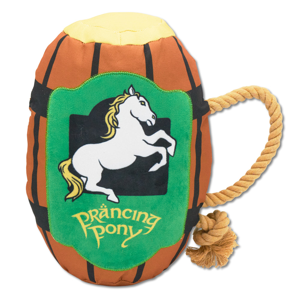 Dog Toy Squeaker Plush - Lord of the Rings PRANCING PONY Pint Mug Dog Toy Squeaky Plush The Lord of the Rings
