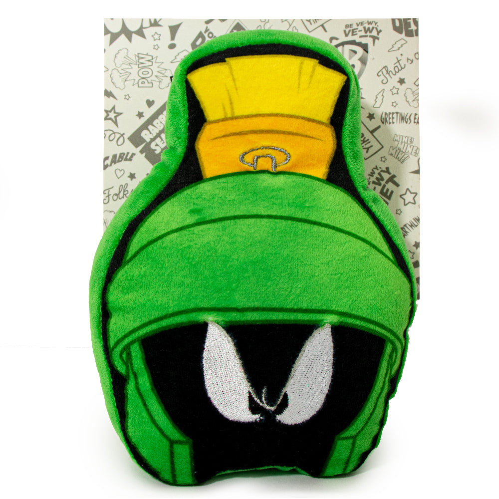 Dog Toy Squeaky Plush - Looney Tunes Marvin the Martian Face Dog Toy Squeaky Plush Looney Tunes
