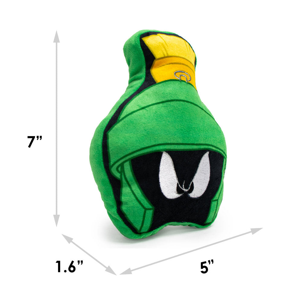 Dog Toy Squeaky Plush - Looney Tunes Marvin the Martian Face Dog Toy Squeaky Plush Looney Tunes