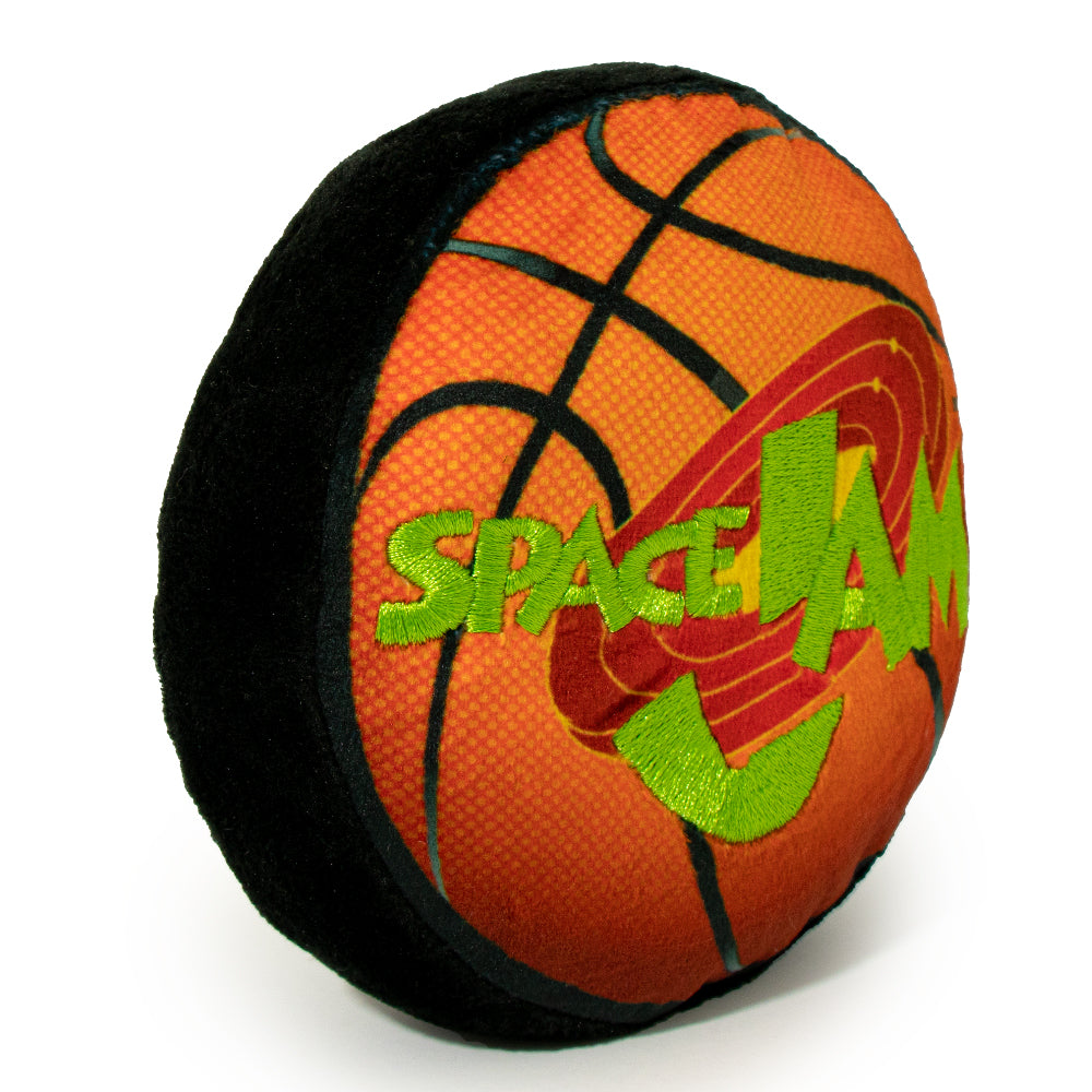 Dog Toy Squeaker Plush - Space Jam Basketball Logo Dog Toy Squeaky Plush Looney Tunes