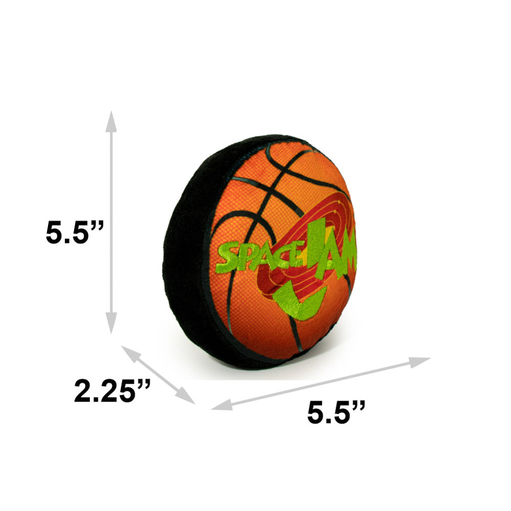 Dog Toy Squeaker Plush - Space Jam Basketball Logo Dog Toy Squeaky Plush Looney Tunes