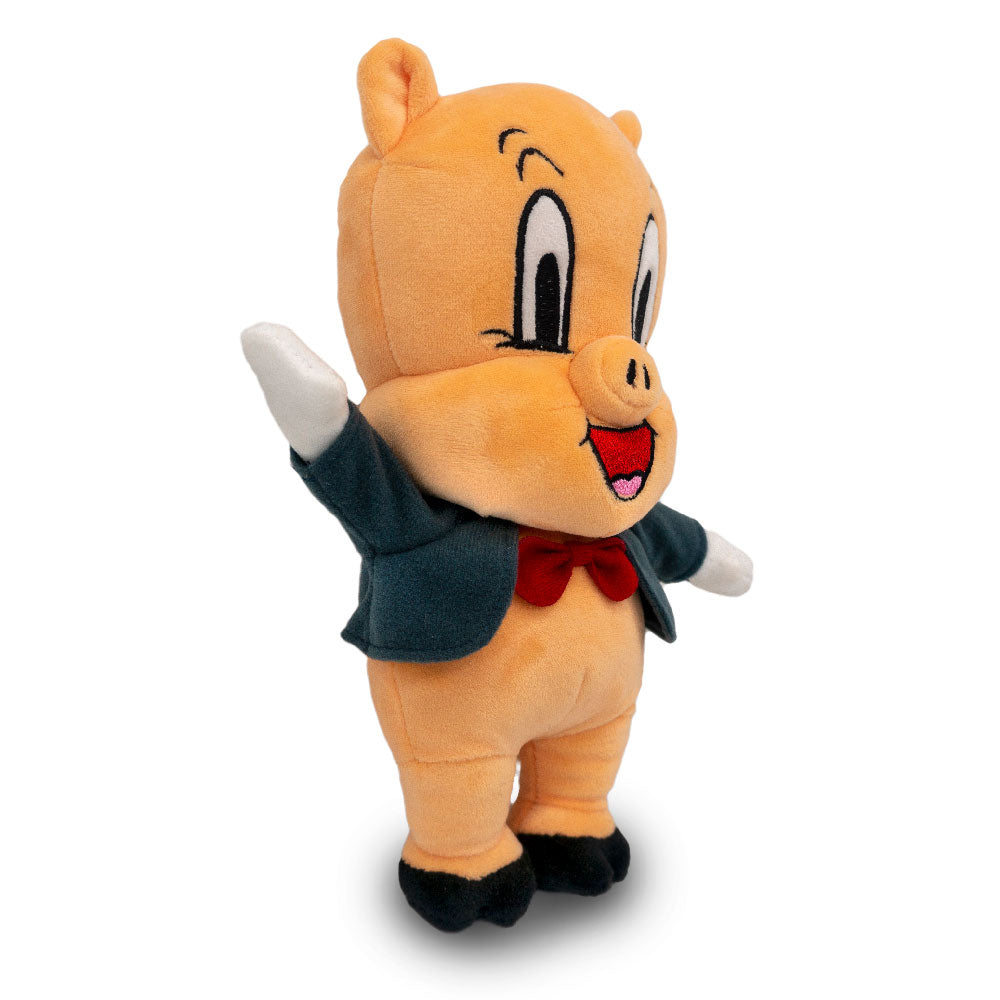Dog Toy Squeaker Plush - Looney Tunes Porky Pig Full Body Standing Pose Dog Toy Squeaky Plush Looney Tunes