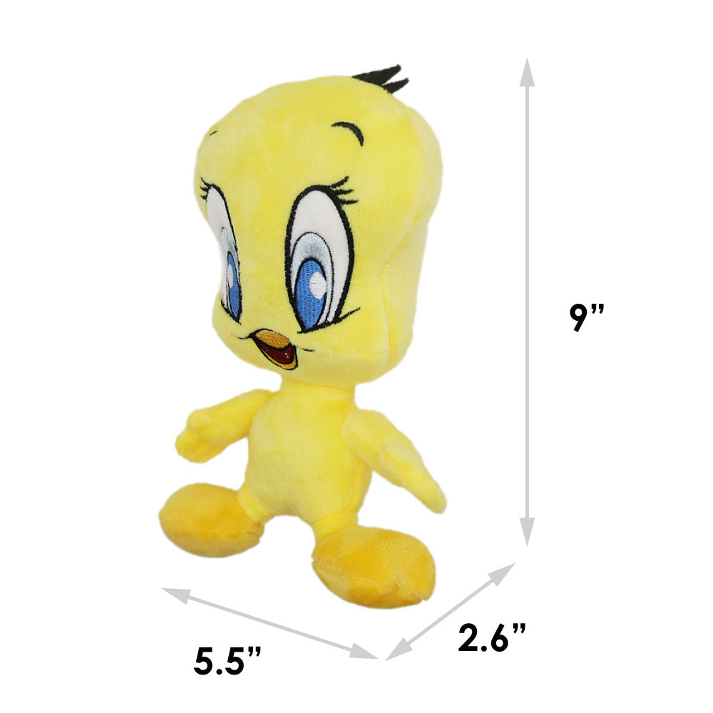Dog Toy Squeaker Plush - Looney Tunes Tweety Bird Full Body Dog Toy Squeaky Plush Looney Tunes