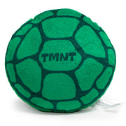 Dog Toy Squeaker Plush - TEENAGE MUTANT NINJA TURTLES Turtle Shell + Logo Greens Red White Dog Toy Squeaky Plush Nickelodeon