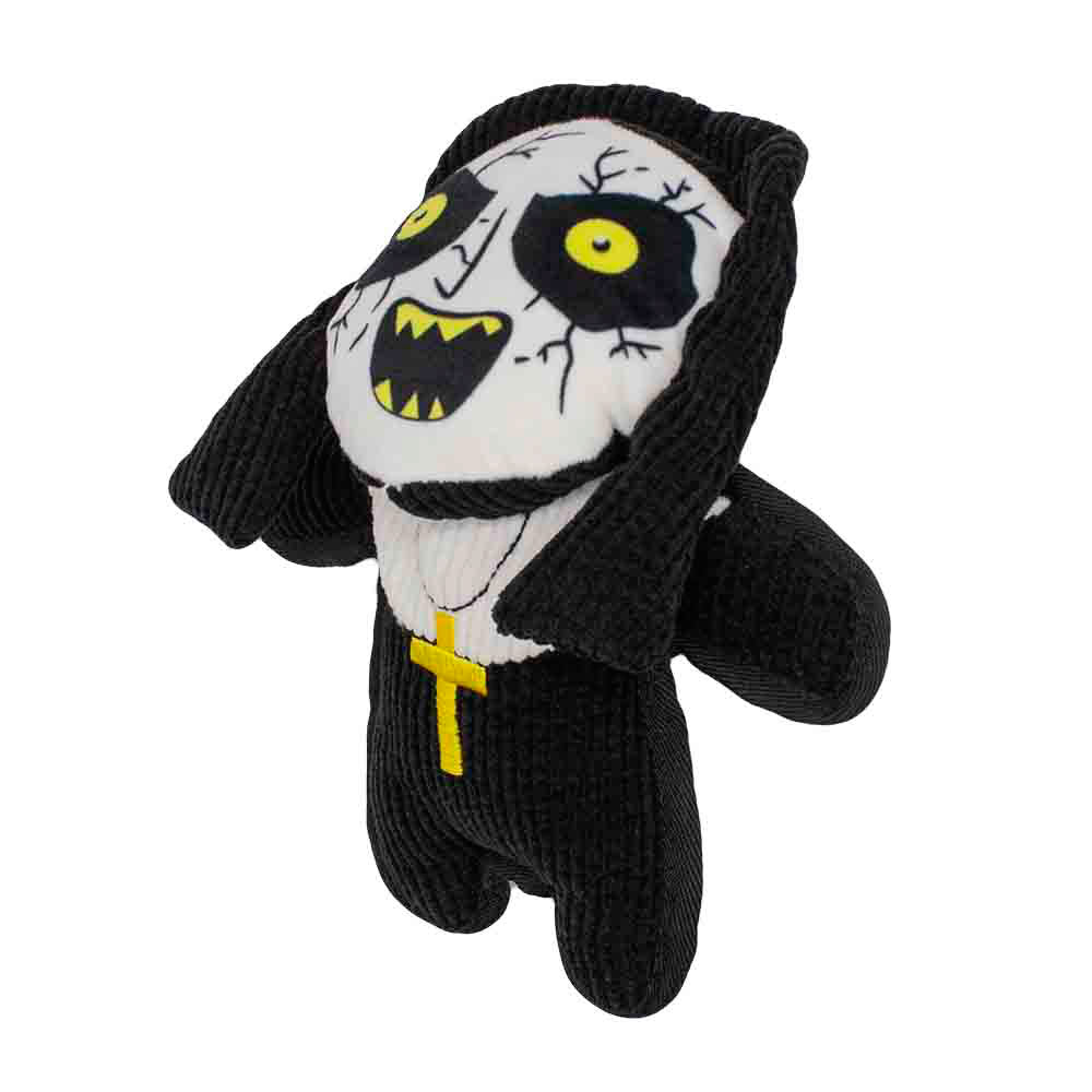 Dog Toy Squeaker Corduroy Plush - The Nun Standing Pose Dog Toy Squeaky Plush The Nun