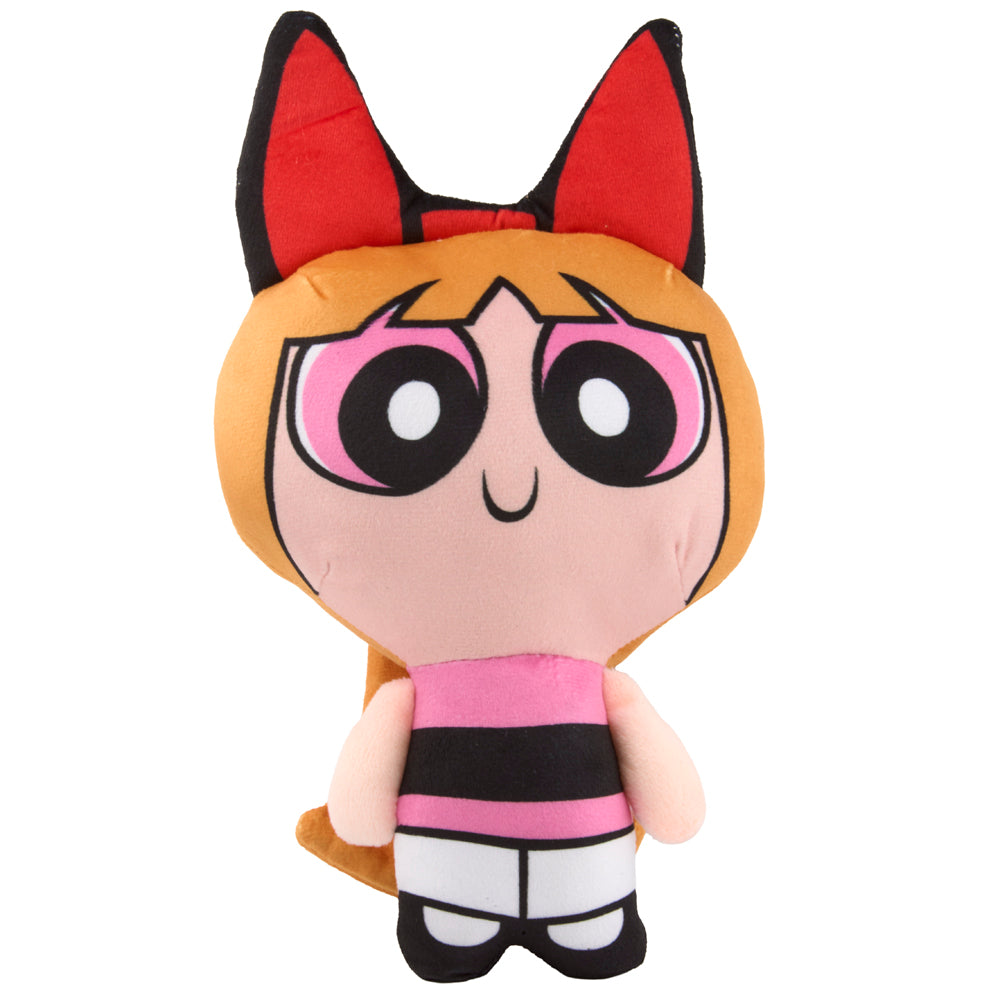 Dog Toy Plush - The Powerpuff Girls Blossom Full Body Pose Dog Toy Squeaky Plush Powerpuff Girls