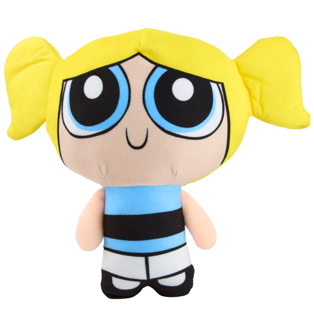 Dog Toy Plush - The Powerpuff Girls Bubbles Full Body Pose Dog Toy Squeaky Plush Powerpuff Girls