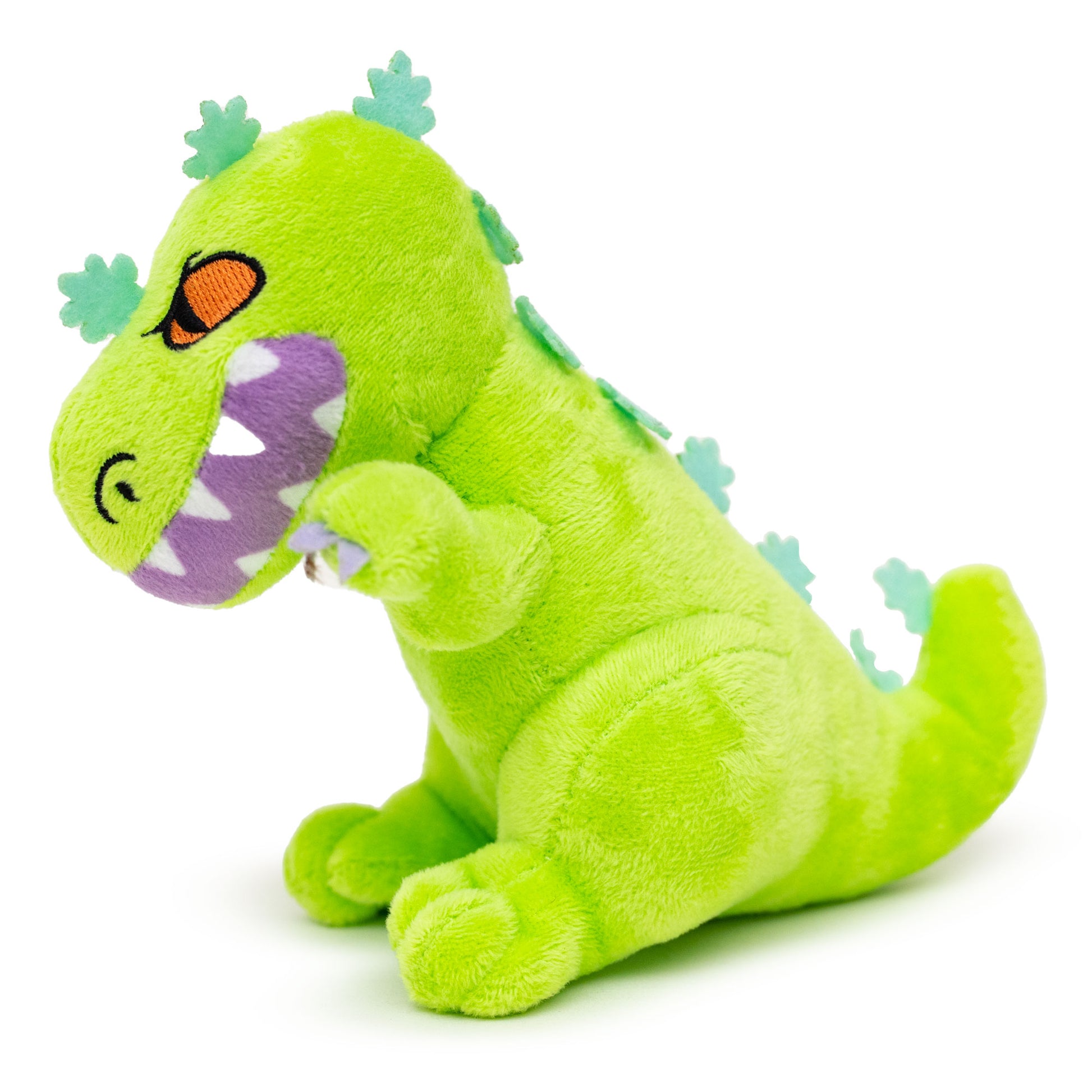 Dog Toy Squeaker Plush - Rugrats Reptar Full Body Pose Dog Toy Squeaky Plush Nickelodeon