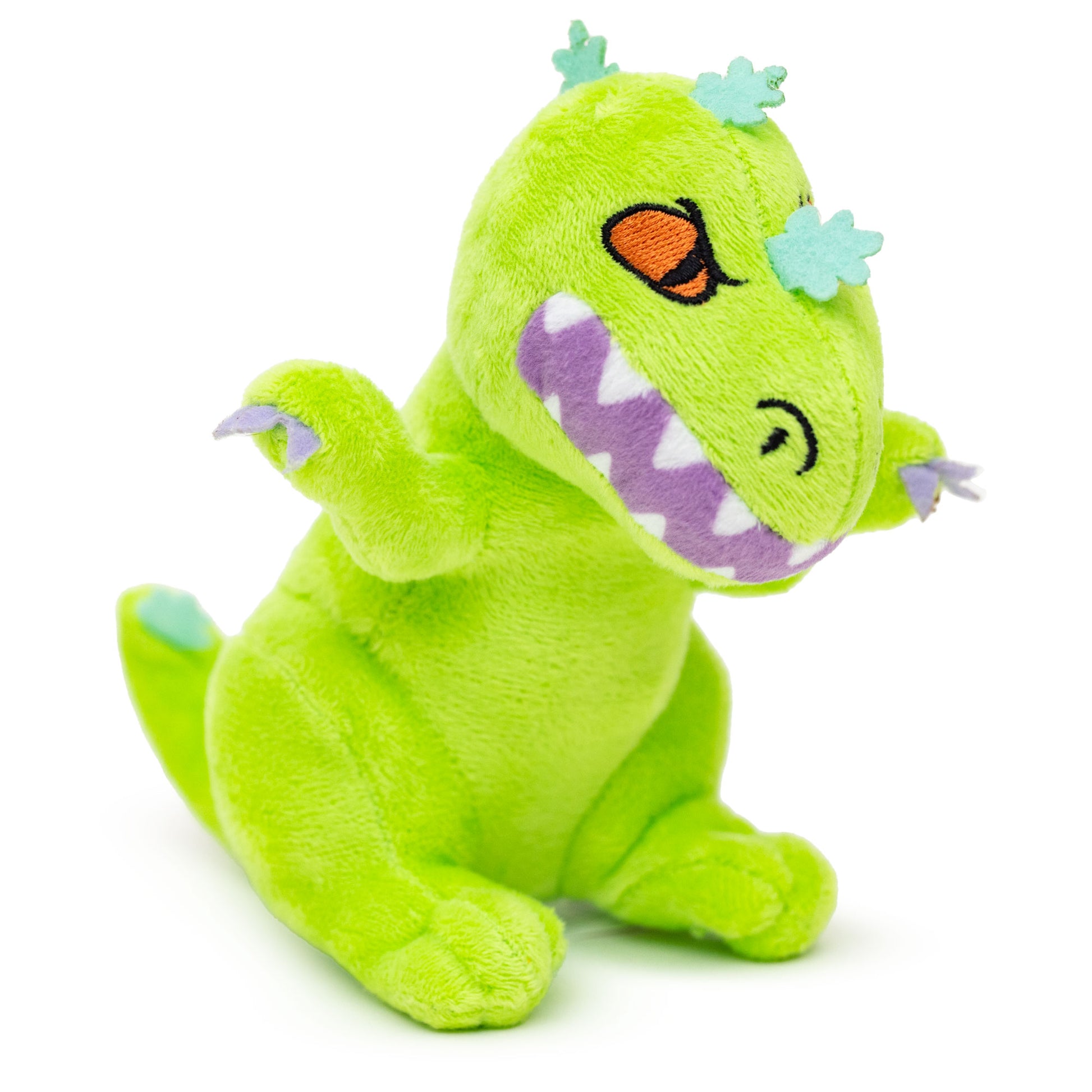Dog Toy Squeaker Plush - Rugrats Reptar Full Body Pose Dog Toy Squeaky Plush Nickelodeon