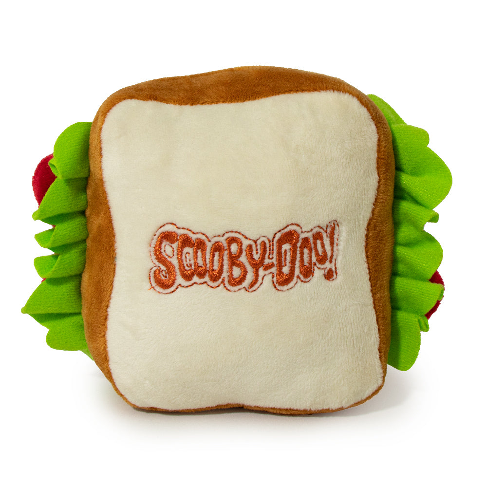 Dog Toy Plush - SCOOBY DOO Sandwich Dog Toy Squeaky Plush Scooby Doo