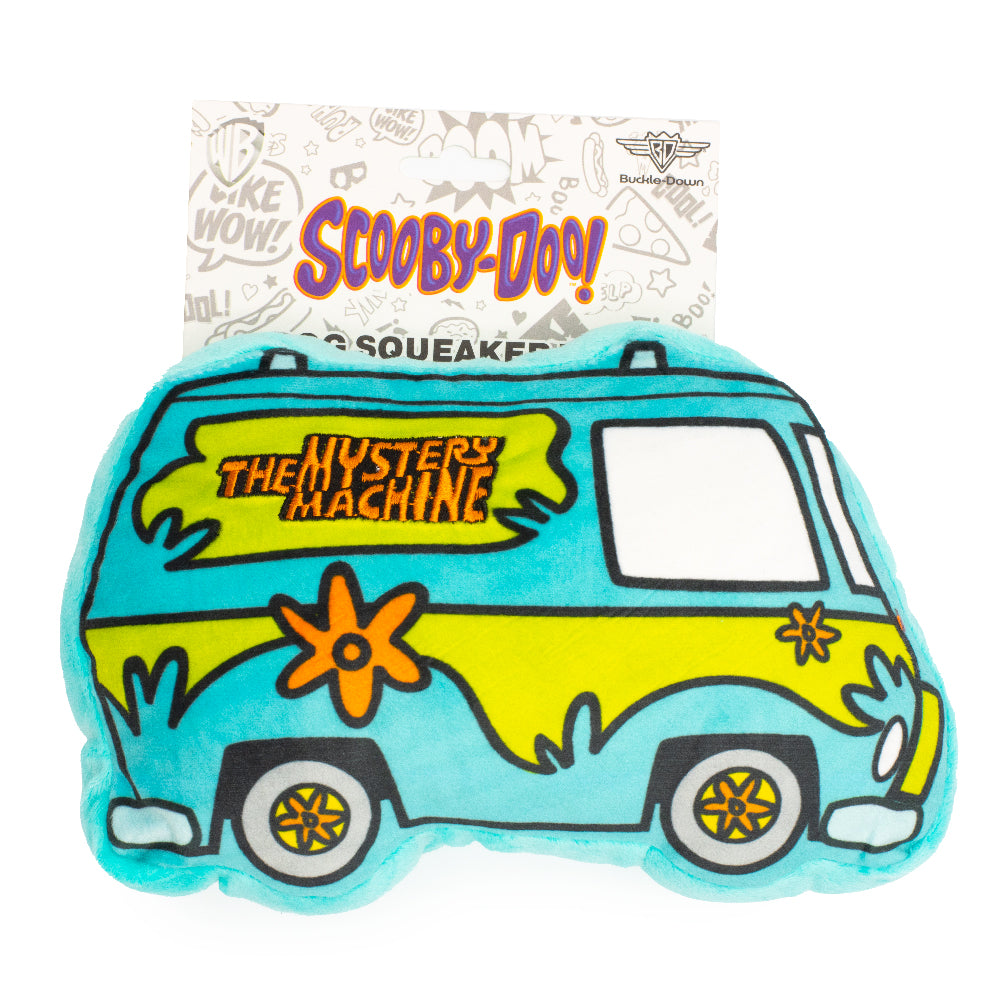 Dog Toy Squeaker Plush - Scooby Doo Flat Mystery Machine Van Dog Toy Squeaky Plush Hanna Barbera