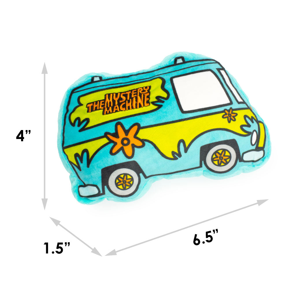 Dog Toy Squeaker Plush - Scooby Doo Flat Mystery Machine Van Dog Toy Squeaky Plush Hanna Barbera