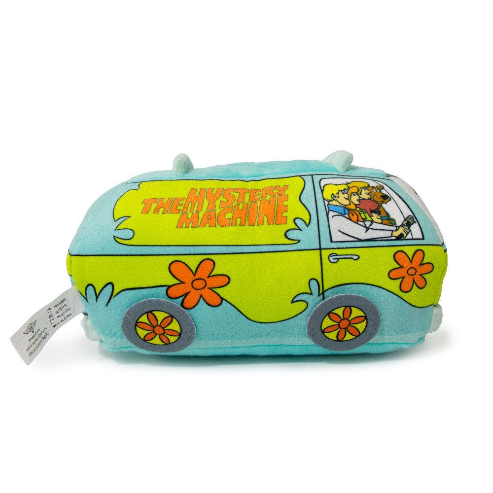 Dog Toy Squeaker Plush - Scooby Doo Group in Mystery Machine Van Dog Toy Squeaky Plush Hanna Barbera