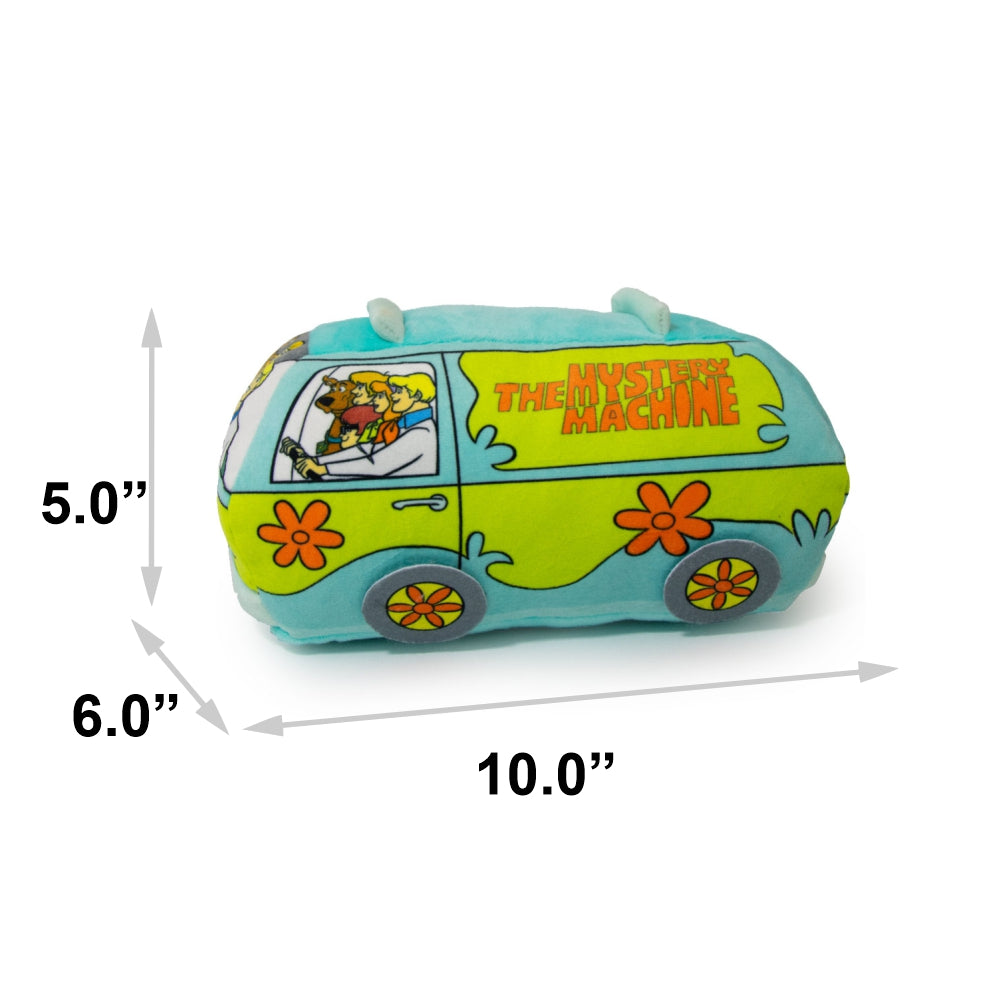 Dog Toy Squeaker Plush - Scooby Doo Group in Mystery Machine Van Dog Toy Squeaky Plush Hanna Barbera