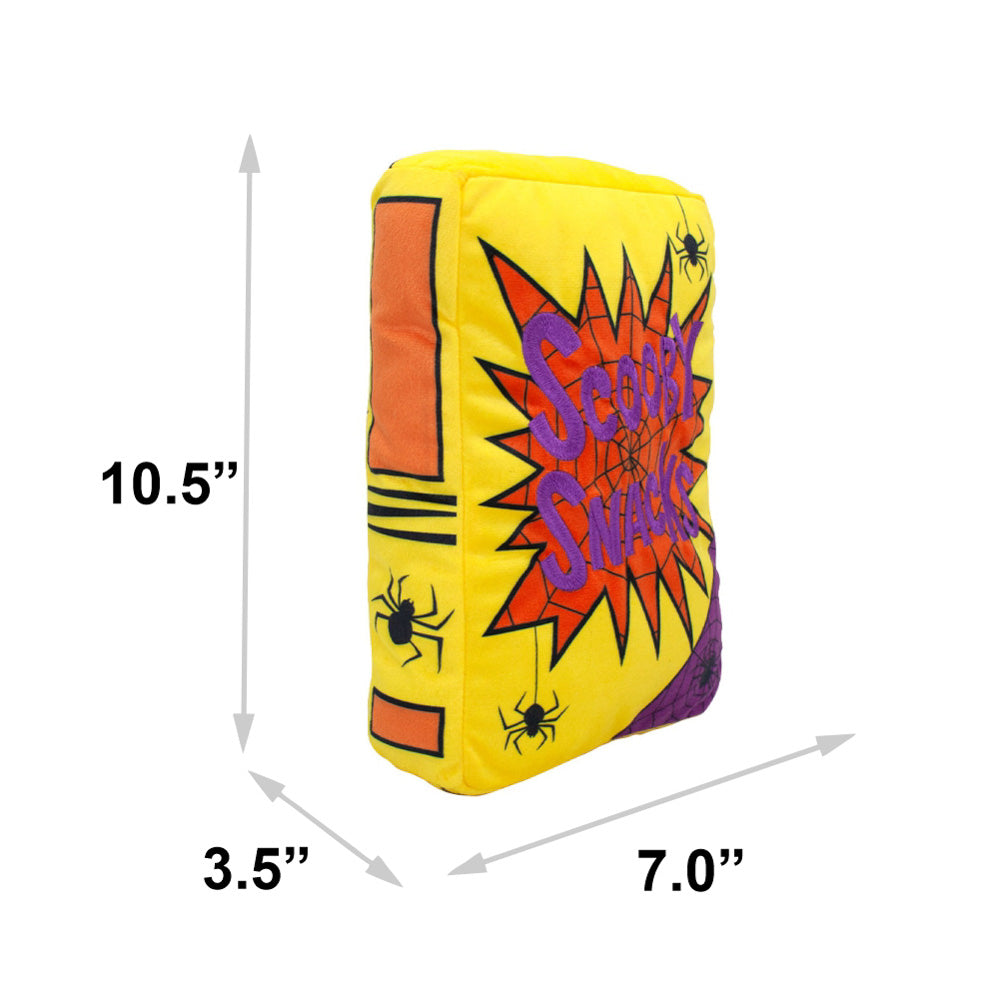 Dog Toy Squeaker Plush - Scooby Doo Halloween SCOOBY SNACKS Box Dog Toy Squeaky Plush Hanna Barbera