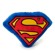 DTPT-SMBB Dog Toy Squeaky Plush - Superman Shield Blue Red Yellow Dog Toy Squeaky Plush DC Comics