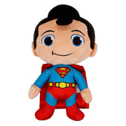 Dog Toy Squeaker Plush - Superman Chibi Full Body Standing Pose with Corduroy Hair Dog Toy Squeaky Plush DC Comics